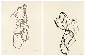 BRICE MARDEN Zen Print 1 * Zen Print 2.